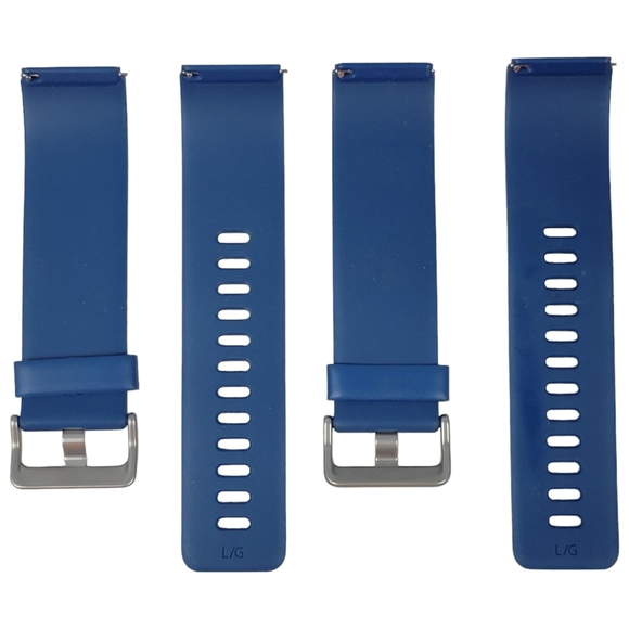 Fitbit Blaze Classic Accessory Band Size L/G Color Blue Set of 2 - Picture 3 of 4